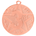 2" Bronze Superstar 3rd Place Medal