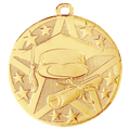 Gold 2" Superstar Graduate Medal