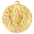 Gold 2" Superstar Participant Medal
