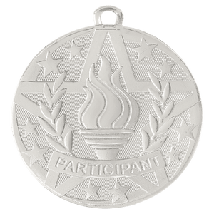 Silver 2" Superstar Participant Medal
