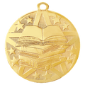 Gold 2" Superstar Reading Medal