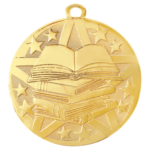 Gold 2" Superstar Reading Medal