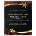 8" x 10" Marble Shooting Star Acrylic Plaque