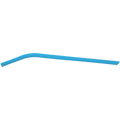 Blue 10" Small Silicone Straw