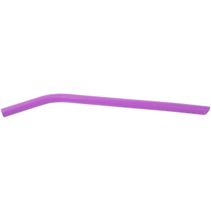 Purple 10" Large Silicone Straw