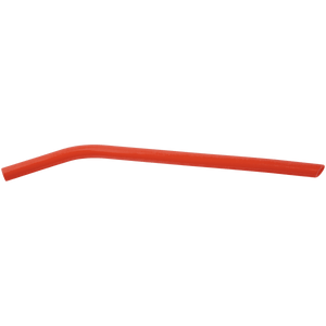 Red 10" Large Silicone Straw