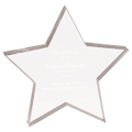 Clear 5" x 5" Star Acrylic Paperweight