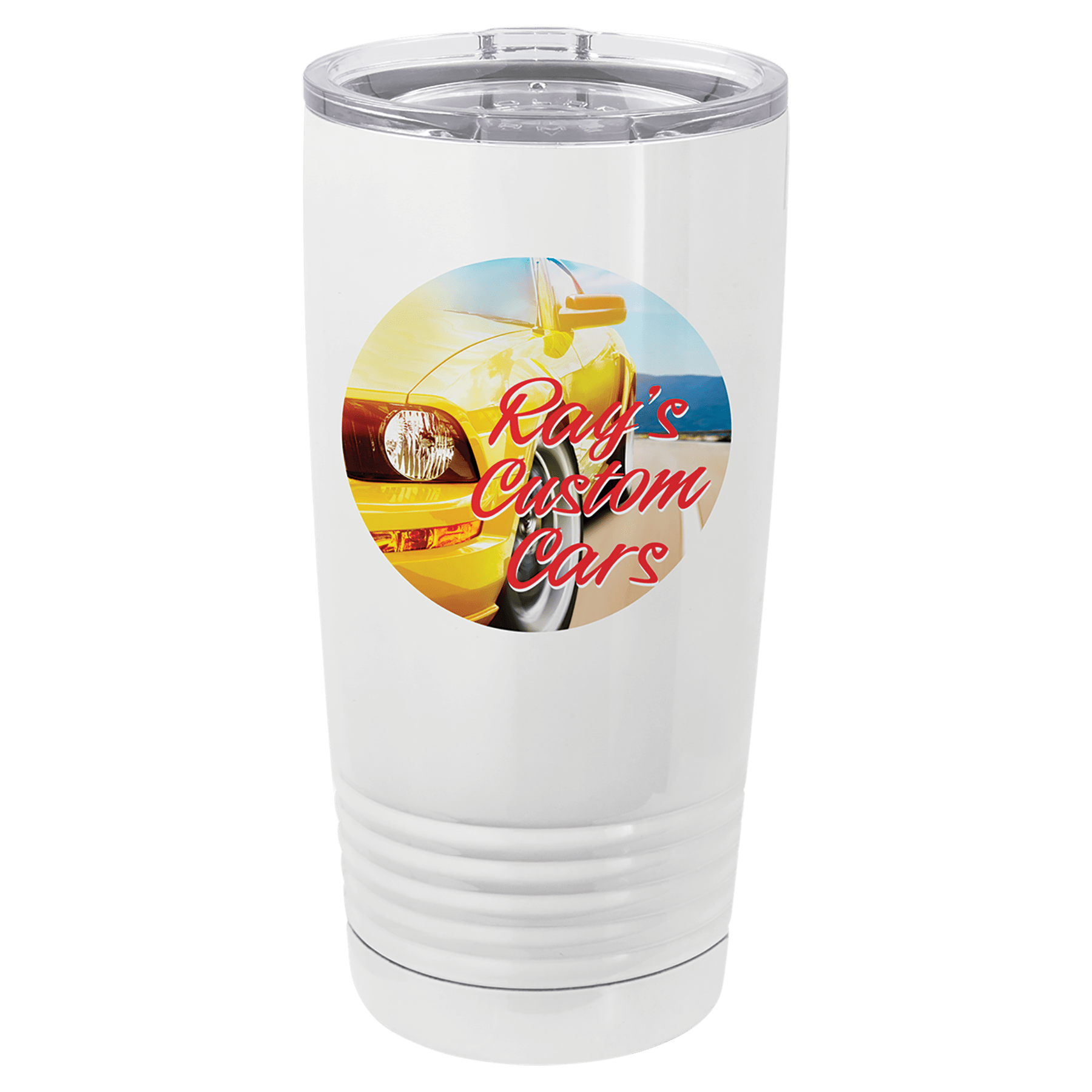 Sublimatable Polar Camel 20 oz. Vacuum Insulated Tumbler w/Lid