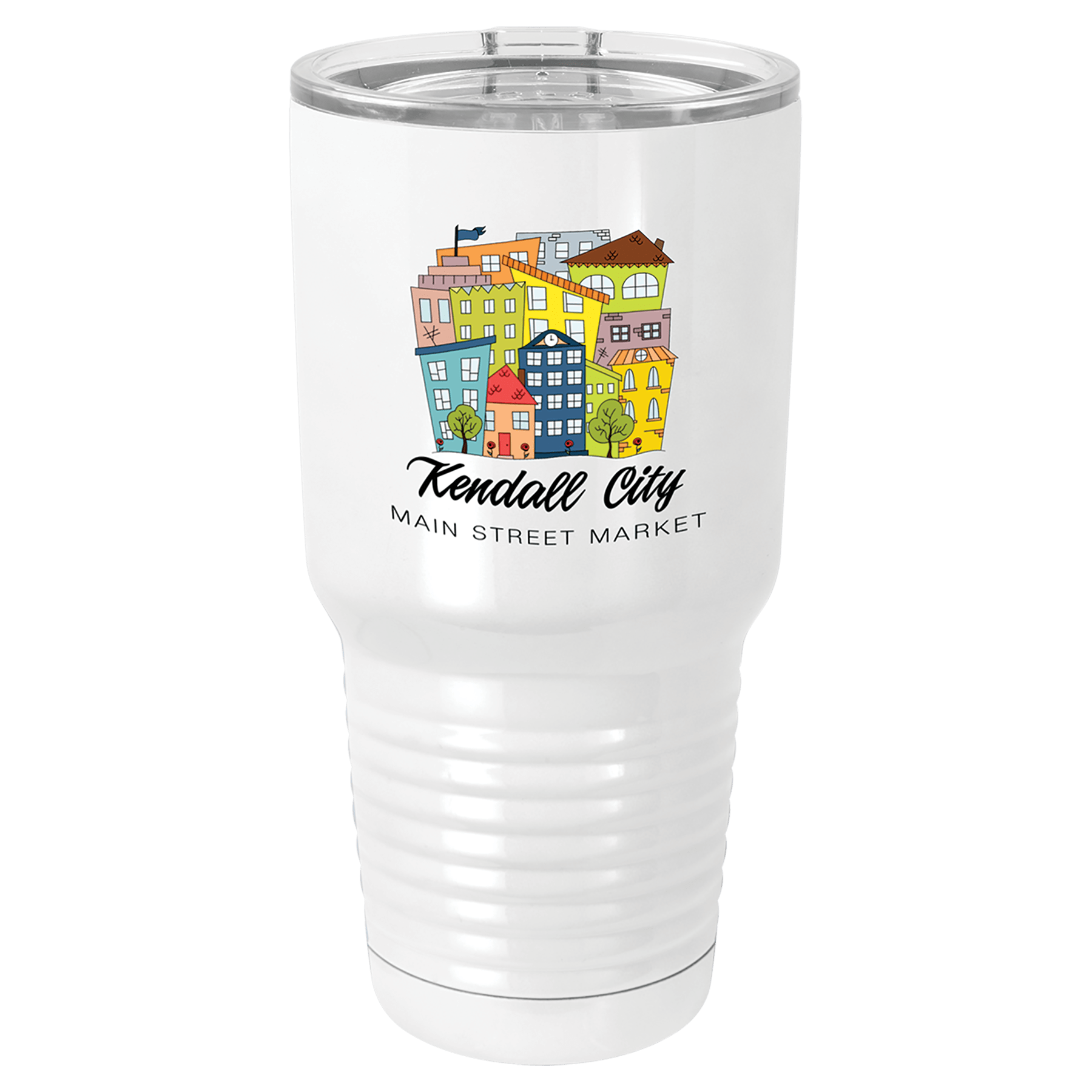 Sublimatable Polar Camel 30 oz. Vacuum Insulated Tumbler w/Lid