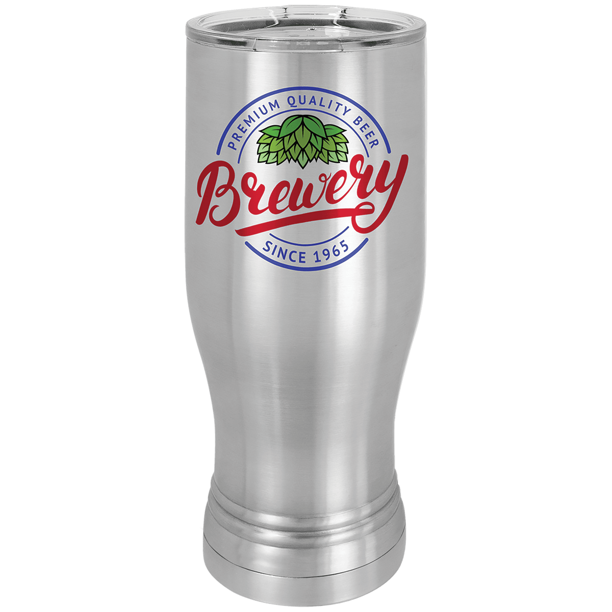 Stainless Steel Sublimatable 20 oz. Polar Camel Pilsner with Lid