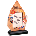 5 1/4" x 8 3/4" Sublimatable Diamond Impress Acrylic