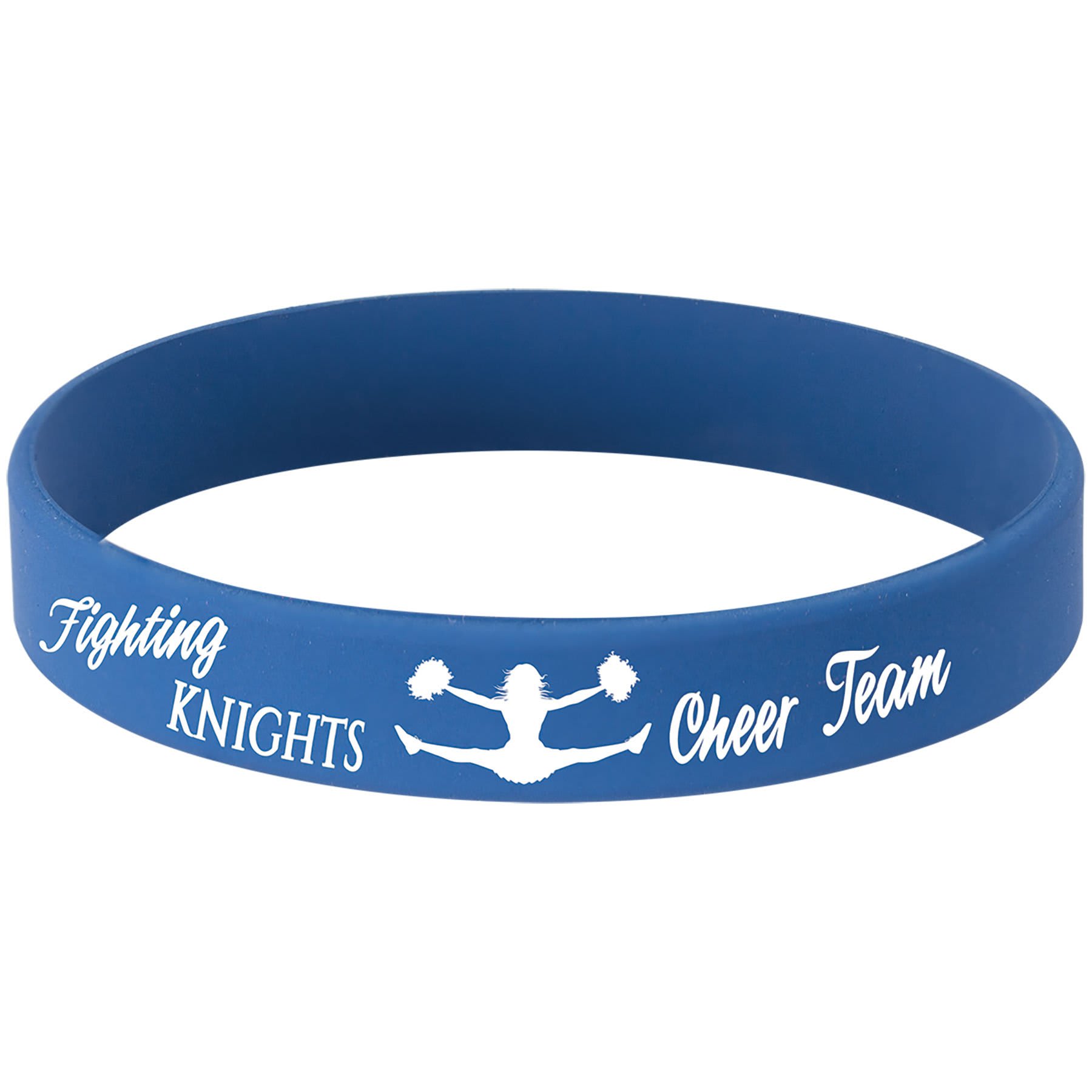 Blue/White 4 1/8" Laserable Bracelet