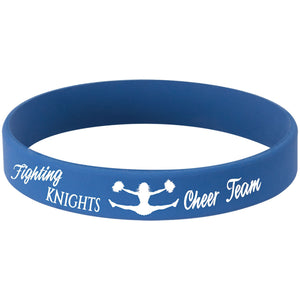 Blue/White 4 1/8" Laserable Bracelet