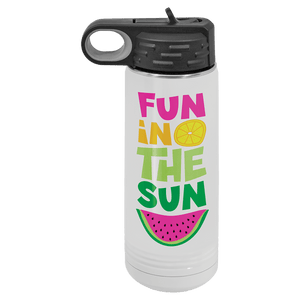 White 20 oz. Polar Camel Sublimatable Water Bottle