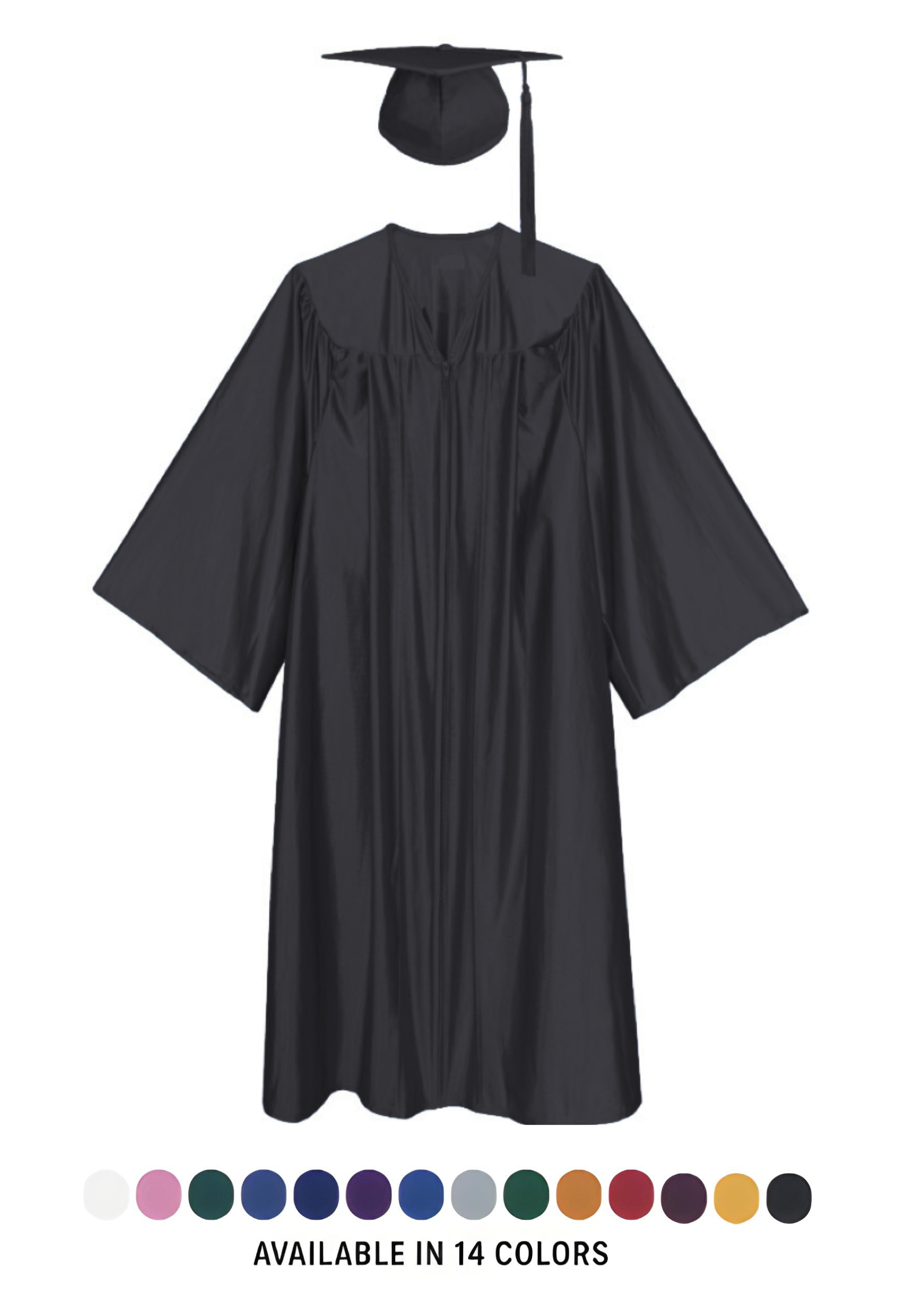 Shiny Graduation Cap & Gown Set – Graduation Inc.