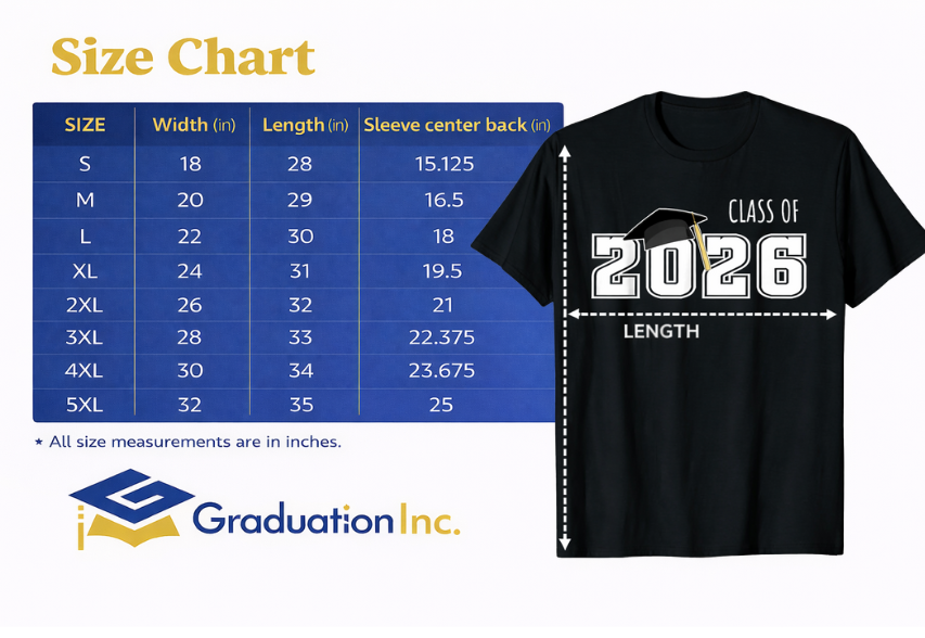 Class of 2026 Graduation T-Shirt – Senior Year Tee