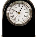4" x 5" Black Piano Finish Arch Desk Clock