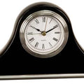 7 1/2" x 4 1/2" Black Piano Finish Mantel Desk Clock