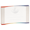 5" x 3 1/2" Rainbow 1" Thick Acrylic Crescent