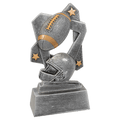 5 1/2" Football Triumph Resin