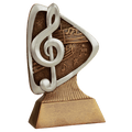 5 1/2" Music Triad Resin