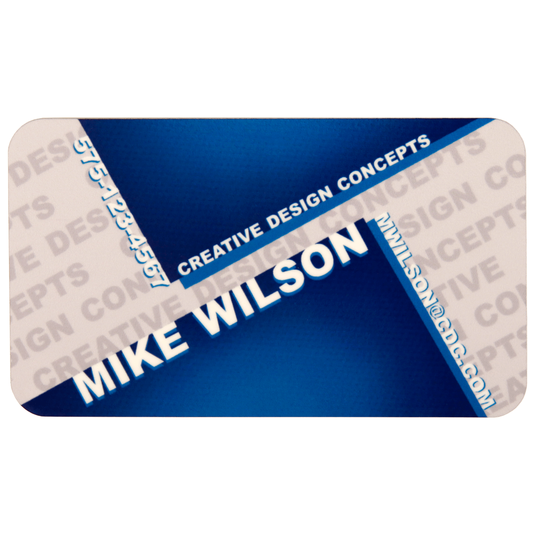 3" x 1.5" Matte Unisub FRP Sublimatable Name Badge with Radius Corners