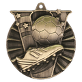 Antique Gold 2" Soccer Victory Medal