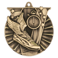 Antique Gold 2" Track Victory Medal