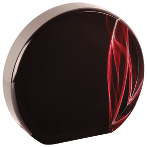 Red 6" Round Vapor Acrylic