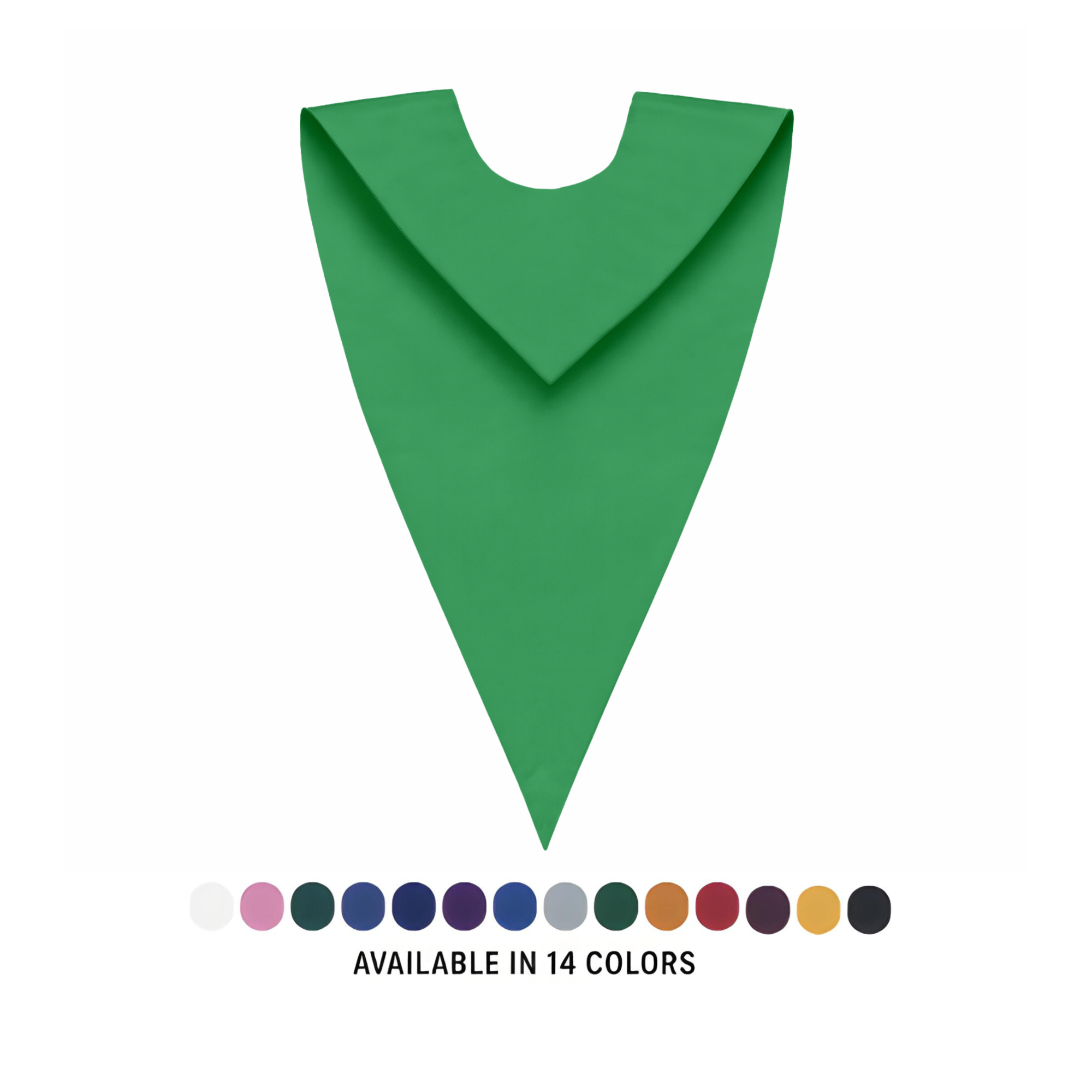 Single Ply V Neck Stole