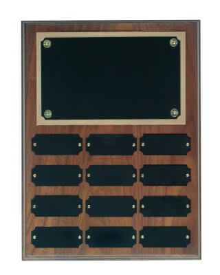 12 Plate Genuine Completed Perpetual Plaque