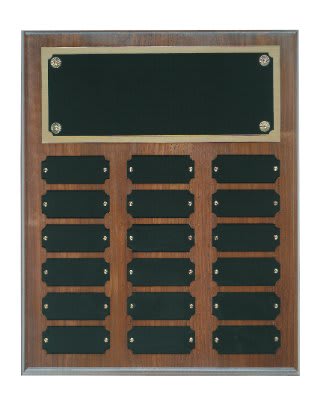 18 Plate Genuine Completed Perpetual Plaque