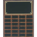 24 Plate Genuine Completed Perpetual Plaque