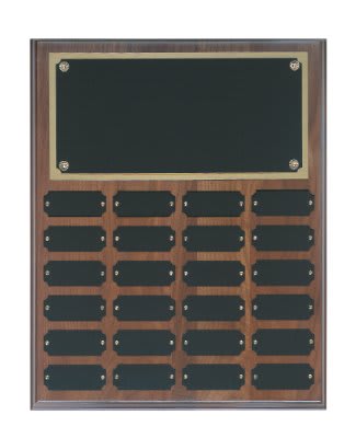 24 Plate Genuine Completed Perpetual Plaque