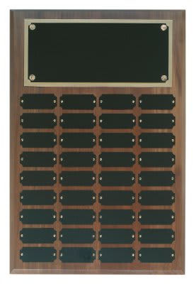 36 Plate Genuine Completed Perpetual Plaque