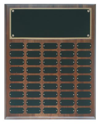45 Plate Genuine Completed Perpetual Plaque