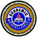 2 Inch in Diameter Round Scholastic Insert with Mylar Detailing