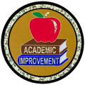 2 Inch in Diameter Round Academic Improvement Insert with Mylar Detailing