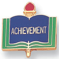 ACHIEVEMENT PIN ACADEMIC GOLD