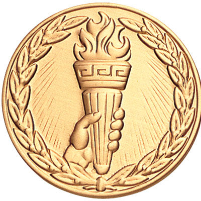 ACHIEVEMENT TORCH, 2 INCH STAMPED INSERT