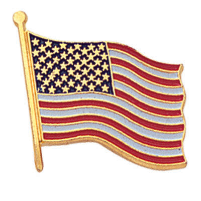 AMERICAN FLAG PIN 3/4 INCH