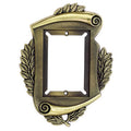 ANTIQUE BRASS PLAQUE CASTING
