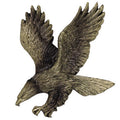ANTIQUE BRASS RESIN EAGLE, 5-1/2 INCH