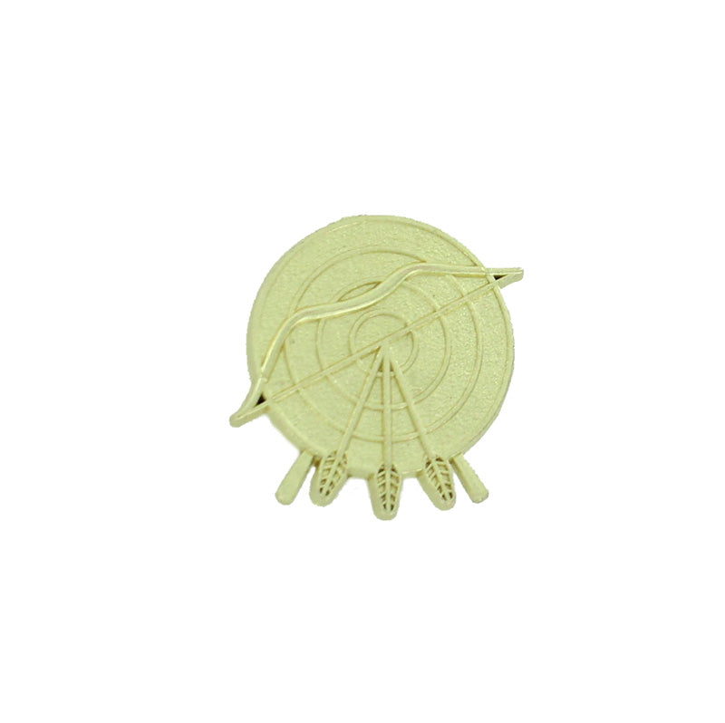 ARCHERY CHENILLE PIN GOLD