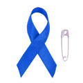 Awareness Ribbon Abuse, Arthritis 2-1/4 INCH x 1-1/4 INCH with Safety Pin