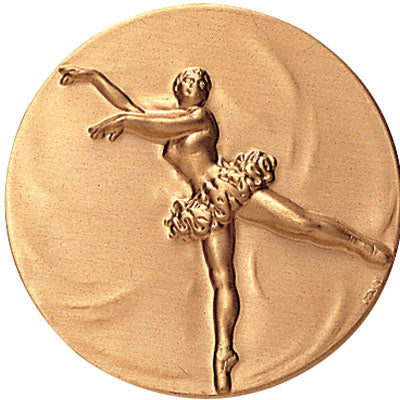 BALLET DANCE FEMALE, 2 INCH STAMPED INSERT