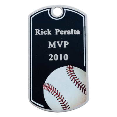 BASEBALL DOG TAG