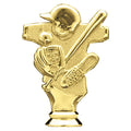 4-1/2 INCH GOLD PLASTIC BASEBALL GENERAL TROPHY FIGURE