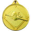 1-1/2 Inch Customizable Baseball Themed Sports Medal in Gold, Silver, or Bronze