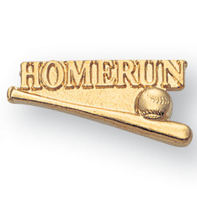 BASEBALL HOMERUN CHENILLE PIN